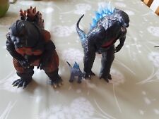 Godzilla figures 3 for sale  CHIGWELL