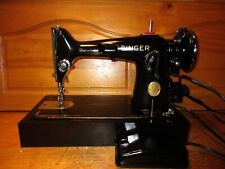 VINTAGE SINGER SEWING MACHINE MODEL 201-2  , SERVICED for sale  Shipping to Canada