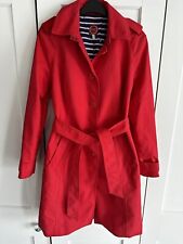 Joules red trench for sale  BOURNEMOUTH