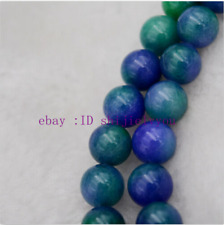 15'' AAA New 10mm Azurite Chrysocolla Gem Round Loose Bead for sale  Shipping to South Africa