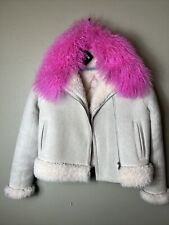 bebe faux fur coat persian for sale  Stafford