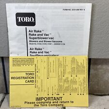 Toro air rake for sale  Oregon City