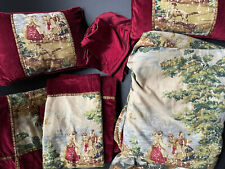 PAMELA KLINE TRADIÇÕES Toile KING CAPA DE EDREDOM Par SHAMS 2 travesseiros decorativos comprar usado  Enviando para Brazil