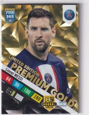 Tarjeta Panini FIFA 365 2023 Premium Edición Limitada Oro Lionel Messi segunda mano  Embacar hacia Argentina