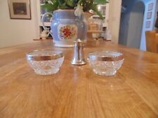 Pair silver rimmed for sale  LEYBURN