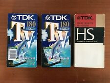 Used, Retro blank vhs for sale  MANCHESTER