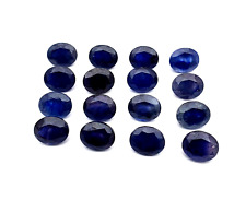 7CT Natural Zafiro Azul Corte Ovalado Suelto Piedra Preciosa 1 Piezas 10x12 MM segunda mano  Embacar hacia Argentina