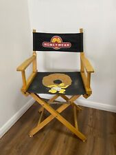 Vintage The Simpsons Directors Chair Folding Wooden Frame Summer Chair for sale  Shipping to South Africa