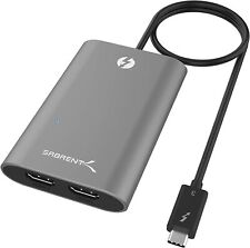 Adaptador Sabrent Thunderbolt 3 para Dual HDMI 2.0 suporta dois monitores 4K 60Hz comprar usado  Enviando para Brazil