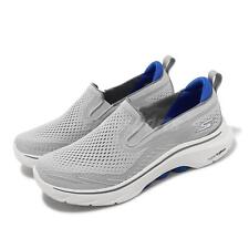 Skechers Go Walk 7-Proctor 2 szare białe męskie wsuwane buty rekreacyjne 216637-GYBL na sprzedaż  Wysyłka do Poland
