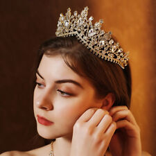 Coroa de tiara 6 cm de altura 7 cores cristal gotejamento casamento rainha princesa para adulto comprar usado  Enviando para Brazil