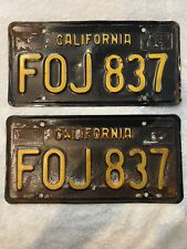 ca plates 1963 for sale  Meridian