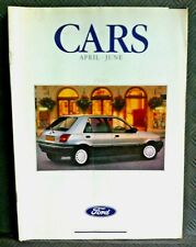 Ford cars catalogue for sale  BRECON