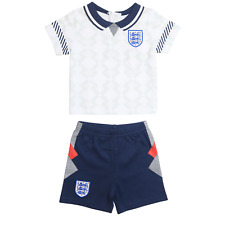 Usado, Conjunto de camiseta e shorts retrô para bebê England Football 1990 kit casa  comprar usado  Enviando para Brazil