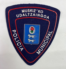 Muskiz'Ko Udaltzaingoa Polícia Municipal Espanha Polícia Europa Patch A3, usado comprar usado  Enviando para Brazil