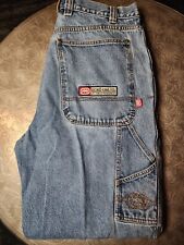 Usado, Pantalones de mezclilla azul holgados vintage Ecko Unltd carpintero raros talla 40 patín hip hop años 90 y2K segunda mano  Embacar hacia Argentina