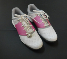 Nike Golf damskie rozmiar 8 białe i różowe księżycowe ozdoby golfowe sznurowane EUC, używany na sprzedaż  Wysyłka do Poland