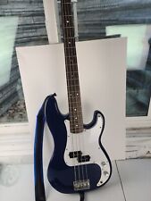 Baixo Fender Squier azul P-Bass baixo desempenho comprar usado  Enviando para Brazil