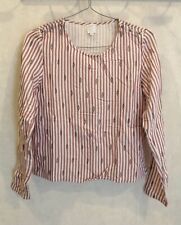 Blouse rayeé rose d'occasion  Bourg-de-Thizy