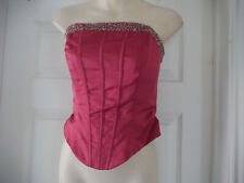 Pink corset diamante for sale  STOURBRIDGE