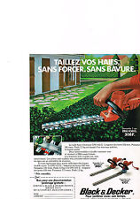 1978 advertisement black d'occasion  Expédié en Belgium