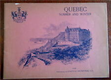 Guia De Viagem Quebec Montreal Ottawa Quebec City 1896 LIVRETO PICTÓRICO Souvenir comprar usado  Enviando para Brazil