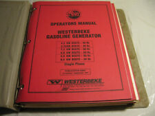 Westerbeke gasoline generator manual  BCGTC 4.5 3.75 7.2 9.6 7.2 KW for sale  Shipping to South Africa