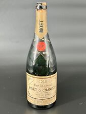 Rara botella de vino vacía Moet vintage champán 1928 Magnum segunda mano  Embacar hacia Argentina