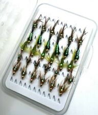 Moscas de pesca com mosca truta ninfas flashback várias cores farpadas/sem barba comprar usado  Enviando para Brazil