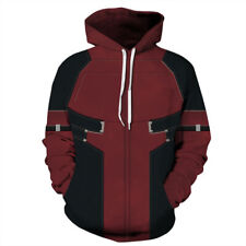 Moletom Deadpool com capuz Halloween pulôver casaco jumper tamanho 8 comprar usado  Enviando para Brazil