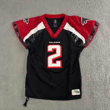 Camiseta Atlanta Falcons Feminina Grande Reebok Matt Ryan Futebol Preta NFL #2, usado comprar usado  Enviando para Brazil