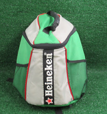 Mochila isolada de cerveja Heineken recipiente refrigerador de cerveja verde cinza comprar usado  Enviando para Brazil