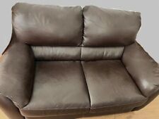 Seater sofa choclate for sale  UK