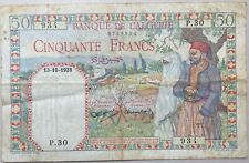 Algeria 1938 franc for sale  Clifton Park