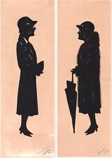 Silhouette pair 1932 for sale  DUNDEE
