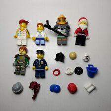 LEGO Minifiguras Paquete Y Accesorios 6 Figuras Casco Pelo Sombreros Barba segunda mano  Embacar hacia Mexico