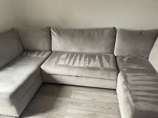 Grey shape sofa for sale  BOLTON