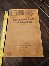 Livro de peças de trator Caterpillar D4 calibre 60 polegadas SER#7U27570 a 7u44307 comprar usado  Enviando para Brazil