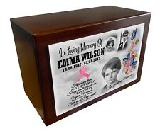 Personalised wooden urn for sale  Shipping to Ireland