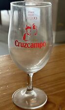 Cruzcampo goblet pint for sale  REDCAR