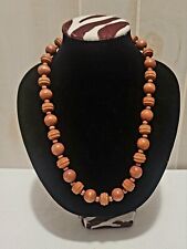 Necklace brown wooden for sale  Danville