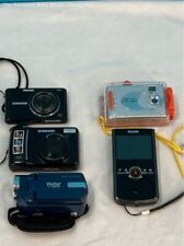 Lot of 5 Digital Cameras (untested, parts) Samsung, Kodak, Vivitar, Unbranded, used for sale  Shipping to South Africa