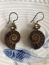 Ammolite fossil earrings for sale  Dania