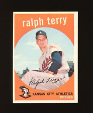 1959 Topps #358 Ralph Terry EX+, used for sale  Shipping to South Africa
