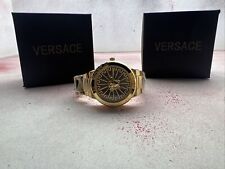Relógio da moda feminino Versace cor ouro pulseira 38 mm, usado comprar usado  Enviando para Brazil