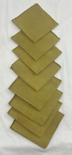 Guardanapos de tecido vintage década de 1960 Chartreuse tampo de mesa quadrado reutilizável decoração para casa 8 peças comprar usado  Enviando para Brazil