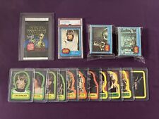 Star Wars Series 1 1977 tarjeta completa y conjunto de 11 pegatinas con envoltura PSA Luke! segunda mano  Embacar hacia Argentina