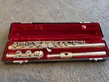 Instrumento musical prata flauta YAMAHA YFL-411 com estojo, usado comprar usado  Enviando para Brazil