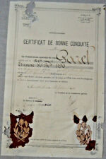 Constantine 1922 certificat d'occasion  Morestel