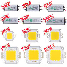 10W 20W 30W 50W 70W 100W LED Driver High Power Supply Waterproof LED Chip Bulb comprar usado  Enviando para Brazil